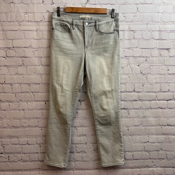 Athleta Denim - Athleta Sculptek Skinny Jeans Gray Five Pocket Mid Rise Ankle Pants Size 6